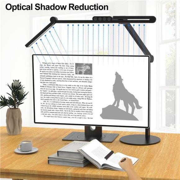 Architect Desk Lamp with Atmosphere Lighting, Adjustable Led Desk Light for Home - Picture 5 of 7